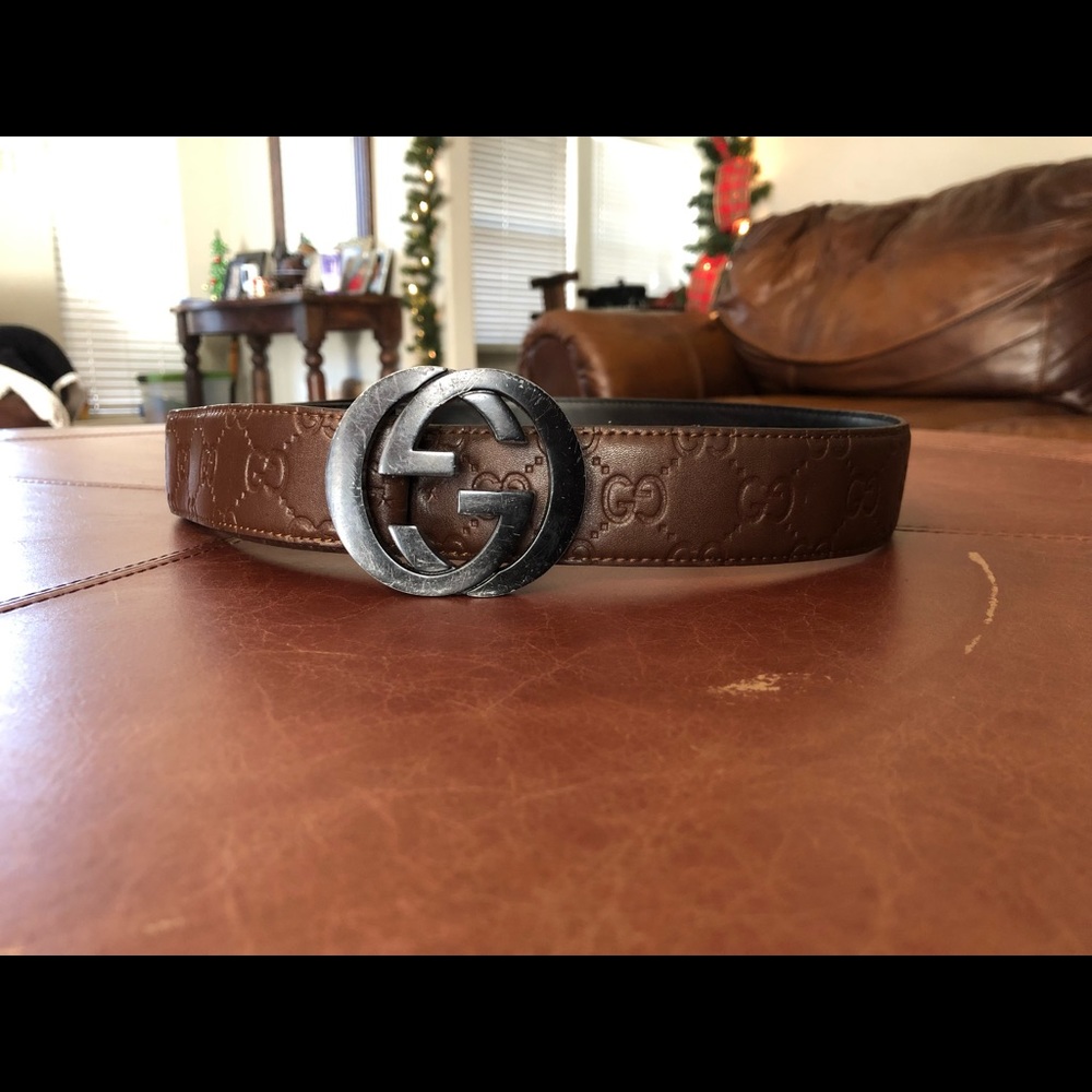 Authentic Gucci Signature Belt